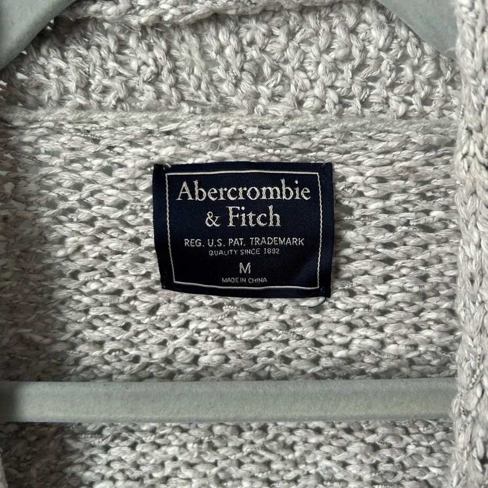 ABERCROMBIE AND FITCH HIGH LOW WOMENS CARDIGAN SZ M - Picture 2 of 4